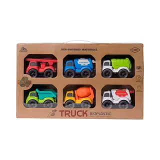 Speelgoedtopdeals Bioplastic Truck Set - Duurzaam Speelgoed Voor Binnen En Buiten