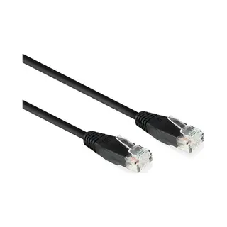 Act Schwarzes 10,0 Meter U/Utp, CAT6 Patchkabel mit RJ45 Steckern
