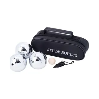 Engelhart French Boules Petanque Balls Garden Game Set With Carry Case