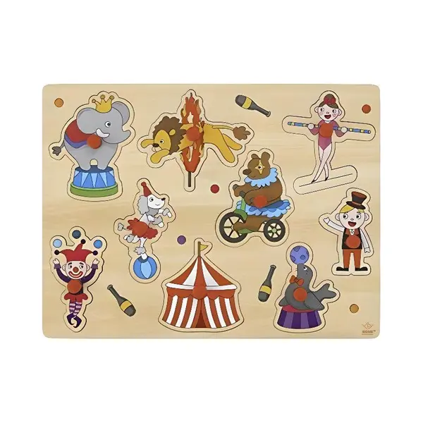 Longfield Knop Puzzel ''Circus'' Klein thumbnail