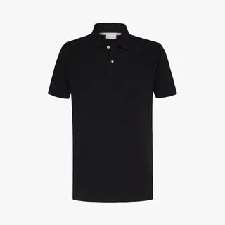 Profuomo Polo Shirt Korte Mouw Zwart