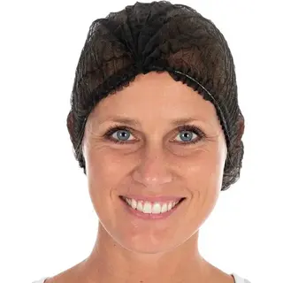 Cmt® | 100 Haarnetjes Zwart Maat L | Non Woven | Latexvrij | Clip Caps | Wegwerp
