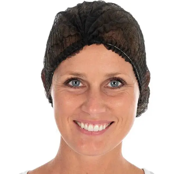 Cmt® | 100 Haarnetjes Zwart Maat L | Non Woven | Latexvrij | Clip Caps | Wegwerp thumbnail