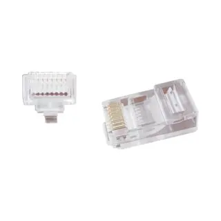 Gembird Lc-Ptu-01/10 kabel-connector 8P8C RJ45 Transparant