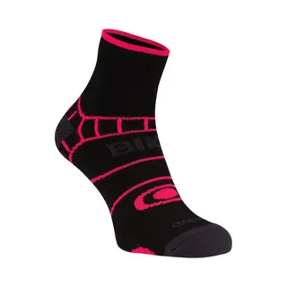 Avento Wielrensokken Met Climayarn - Zwart/Roze - 39-42