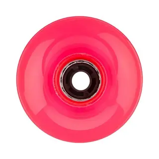 Nijdam Led Wielen Voor Flip Grip Board - 60 X 45 Mm - Fluorroze/Paars