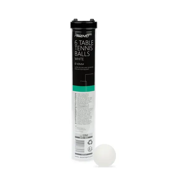 Avento Tafeltennisballen - 6 Stuks - Pp - Wit thumbnail