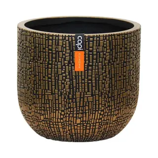 Capi Europe - Blumentopf Kugel Skin - 14x13 - Gold - Blumentopf Für Drinnen - Capi Indoor - BSKGB132