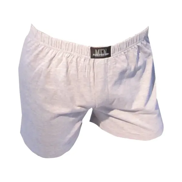Funderwear-Fun2wear Boxershort Wijd Model, Uni - Losse Boxershort Mannen - 100% Katoen - Xxxl - Grijs thumbnail