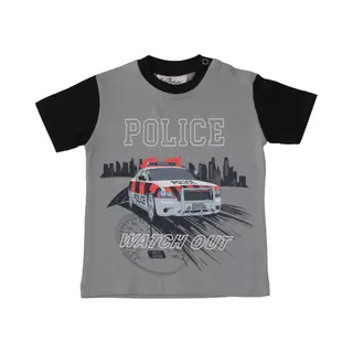 Fun2Wear - Shortama Police - Grijs - Maat 92 -