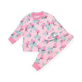 Frogs And Dogs - Flamingo F&D Pyjama | Lila Sachet Meisjes Jongens - Katoen - Maat 170/176