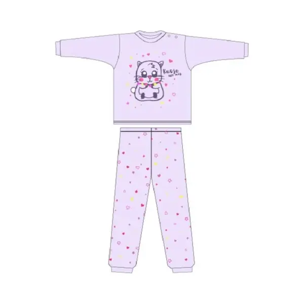Fun2Wear - Pyjama Hamster Lila/Paars - Lila - Maat 74 - Meisjes thumbnail