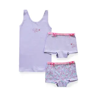 Fun2Wear Funderwear Meisjes Setje - Horse - Katoenen Kinderondergoed - 98 - Lila
