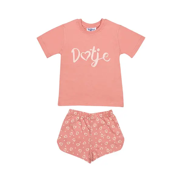 Fun2Wear - Shortama Dotje Oud - Roze - Maat 74 - thumbnail