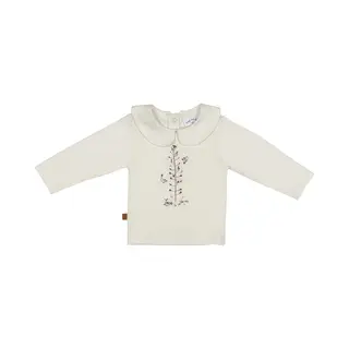 Frogs And Dogs - Winter Flower Shirt Love Hearts Is In The Air - Roze - Maat 68 -