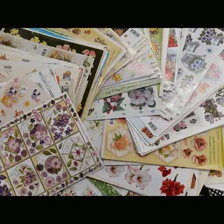 Pakket Knipvellen/decoupage Vellen Verschillende Merken