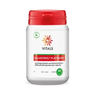 Vitals Salvestrol Platinum - 60 Capsules. Verhoogd Gehalte Aan Fytonutriënten, 2000 Salvestrolpunten Per Capsule.