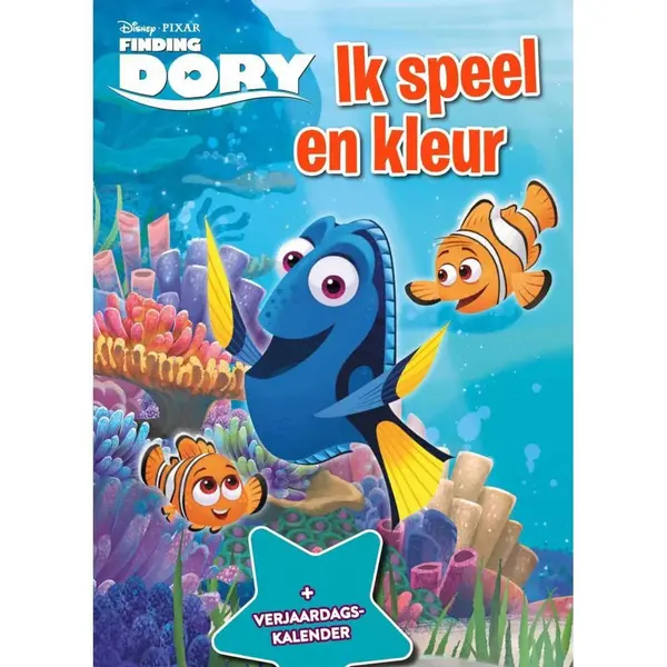 Disney Kleurboek Finding Dory Met Verjaardagskalender thumbnail