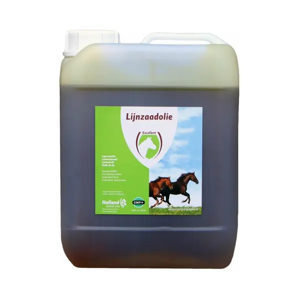 Excellent Linseed Leinöl - 5L - Pferd - Unterstützt Das Verdauungssystem Und Die Darmtätigkeit Des Pferdes - Geeignet Für Pferde thumbnail