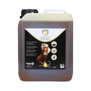 Excellent Leinöl - Pferd - Unterstützt Das Verdauungssystem Und Die Darmtätigkeit Des Pferdes - Geeignet Für Pferde - 2.5 Liter