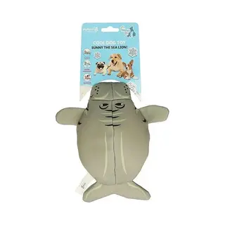 CoolPets Sunny The Sea Lion - 22 Cm - Hunde Kühlung - Kühlendes Hundespielzeug - Kühlung Für Hunde - Hundespielzeug Mit Quietsche - Schwimmt Auf