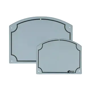 VPlast Schrijfbord – 20 X 27 Cm – Stal Accessoires – Paardenstal – Op Te Hangen – Minimalistisch – Weersbestendig – Kunststof