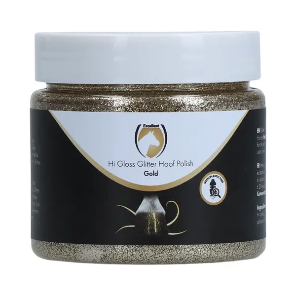 Holland Animal Care Hi Gloss Glitter Hoof Polish - Glitter Für Hufe Und Fell - Hufpflege - Feuchtigkeitsspendend - Inklusive Pinsel - thumbnail