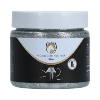 Holland Animal Care Hi Gloss Glitter Hoof Polish 150 Ml - Pferdepflege - Glitzer Für Hufe Und Fell - Hufpflege - Feuchtigkeitsspendend - Inklusive