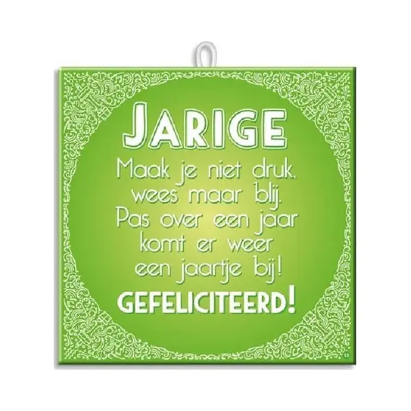 Paper dreams Paperdreams Slogan Tegel - Jarige Gefeli thumbnail