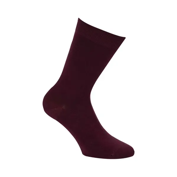 Boru Bamboo - Nette Sokken - Bordeaux - 43-45 - Bamboe Sokken - Naadloos - Ademend - Anti-Zweet - 2301 thumbnail