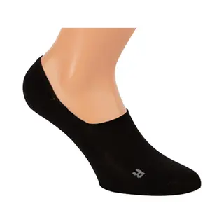 Boru Bamboo - Footies - Zwart - 31-35 - Bamboe Sokken - Onzichtbaar - Naadloos - Ademend - Dames - 2335