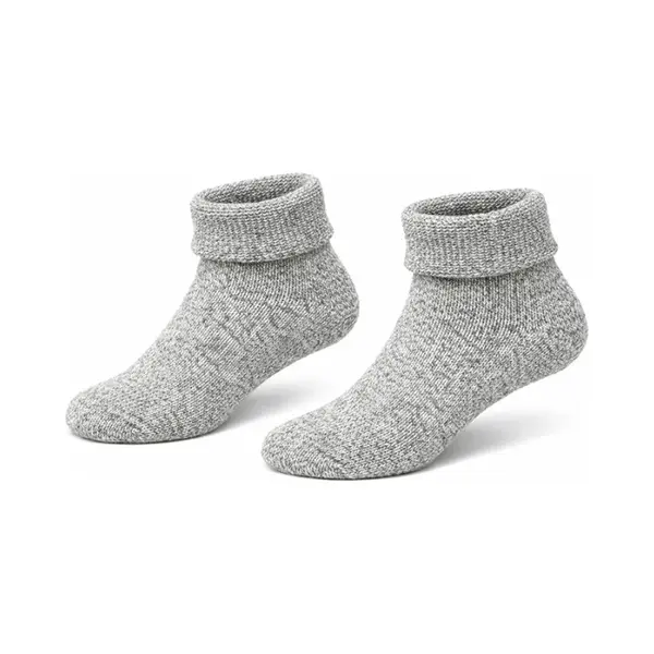 Boru Bamboo Huissokken - Anti-slip - Chill En Relax - Grijs - Unisex - Maat 35-38 - 40% Wol thumbnail