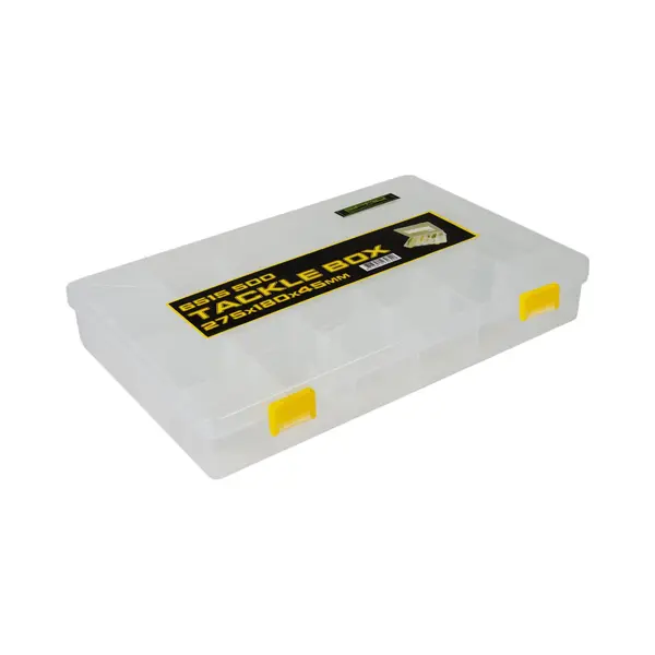 Spro Tackle Box 27, 5x18x4, 5cm - Angelbox Für Kunstköder, Tacklebox Für Wobbler, Gummifische & Blinker, Kunstköderbox, Köderbox thumbnail