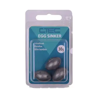 Ctec C-Tec Schuiflood Egg Sinker - Maat , 5gr
