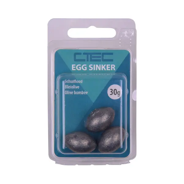 Ctec C-Tec Schuiflood Egg Sinker - Maat , 10gr thumbnail