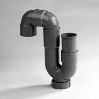 Dyka Pvc Universeel Sifon 32mm Grijs
