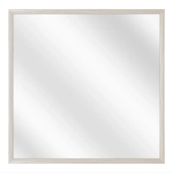 Spiegel Met Luxe Aluminium Lijst - Wit Eik - 20x20 Cm thumbnail