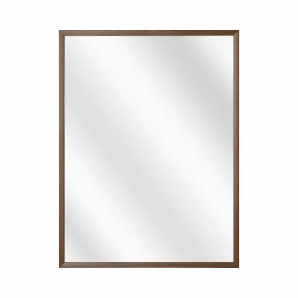 Spiegel Met Luxe Aluminium Lijst - Walnoot - 40 X 50 Cm thumbnail
