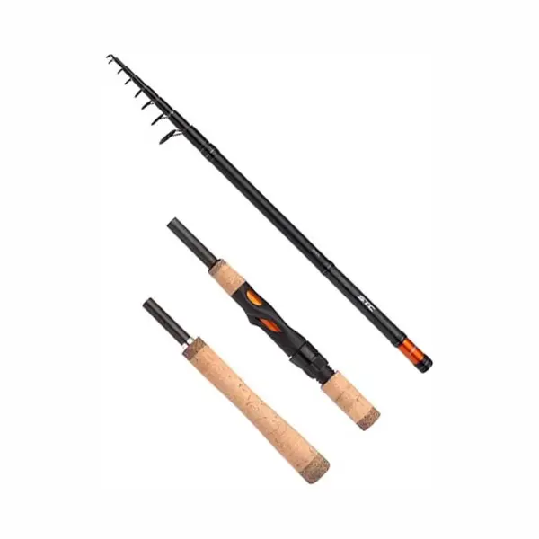 Shimano Stc Ax Mini Tele Spinning, 1, 80m, 7-21g, 10 Teile, Telescopic Reise Angelrute thumbnail