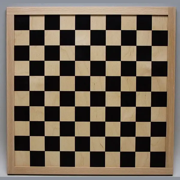 Hot Games Schaak/dambord Blank/zwart 40 Cm thumbnail