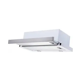 Exquisit FSH61 afzuigkap Onderbouw Grijs, Metallic, Wit 500 m³/uur
