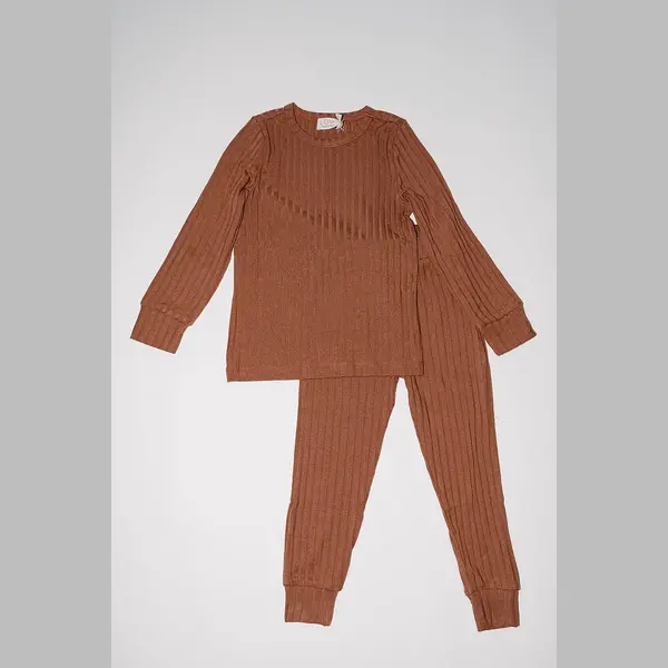 Lomi Essentials - Kinderpyjama - Caramel Maat 86/92 thumbnail