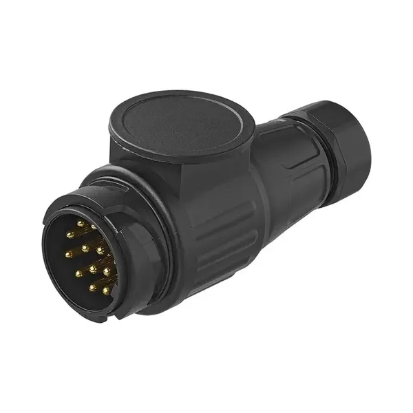 ProPlus 13-polige Stekker - Bajonetsluiting - Pvc - Zwart thumbnail