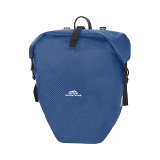 Dutch Mountains Enkele Fietstas - 100% Waterdichte Fietstas En Schoudertas In 1 - 24 Liter - Blauw