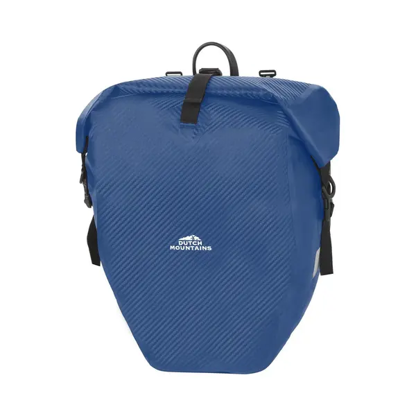 Dutch Mountains Enkele Fietstas - 100% Waterdichte Fietstas En Schoudertas In 1 - 24 Liter - Blauw thumbnail