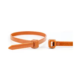Wkk 110194171 kabelbinder Losmaakbare kabelbinder Kunststof, Polyamide Bruin 100 stuk(s)