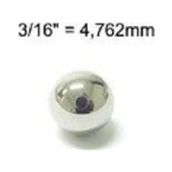 Bofix Kogels 3/16 144 Stuks Carbonstaal Zilver thumbnail