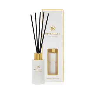 Riverdale - Geurstokjes - Lotus & Jasmine - 40 Ml - Wit - Subtiele Geurverspreiding