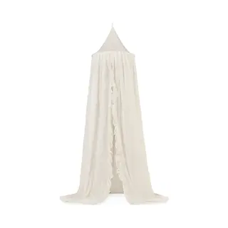 Jollein - Baby Klamboe Vintage Ruffle (Ivory) - Katoen - Polyester - Baby Sluier, Bed Hemeltje - 245cm
