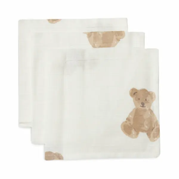 Jollein 537-848-66095 wikkeldoek Inbakerdoek Beige, Wit thumbnail